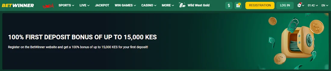 BetWinner Welcome bonus Screenshot